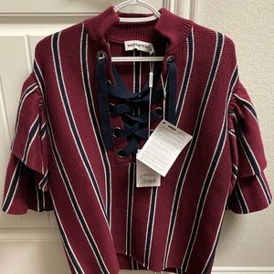 Self-portrait stripe sweater